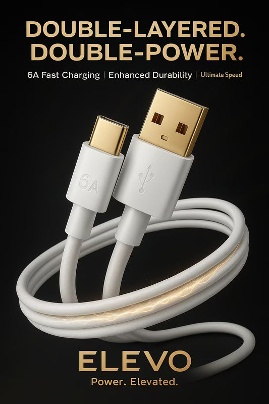 ELEVO BOLT 6A Ultra fast Type-C Cable