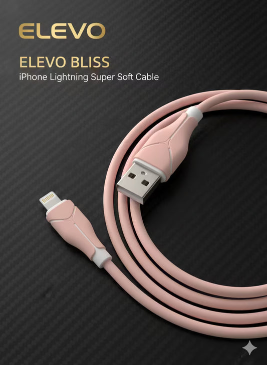 ELEVO BLISS SOFT SILICON LIGHTNING IPHONE CABLE