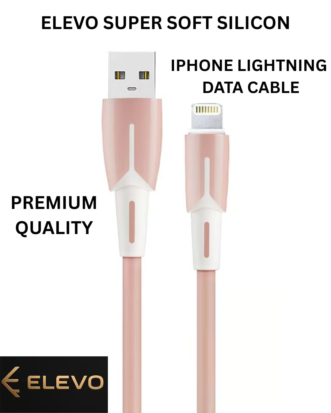 ELEVO BLISS SOFT SILICON LIGHTNING IPHONE CABLE