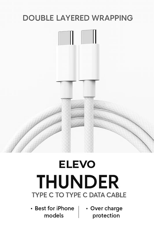 ELEVO THUNDER Type-C to Type-C PD 60W Cable